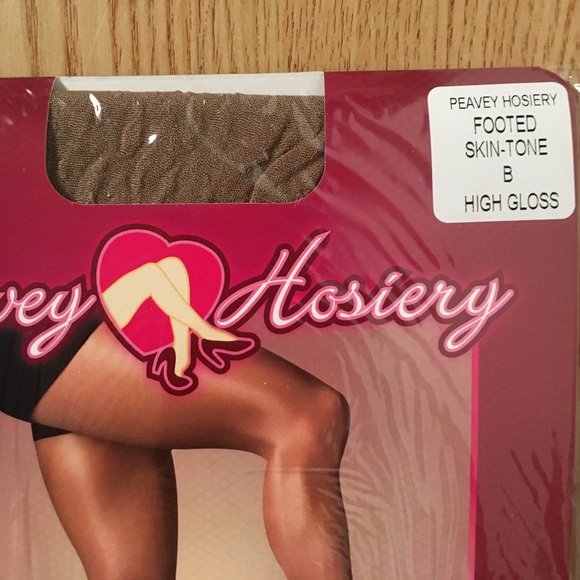 New Hooters Girl Uniform Footed Skin Tone Tights Sizes A B C D & Q - Picture 3 of 8